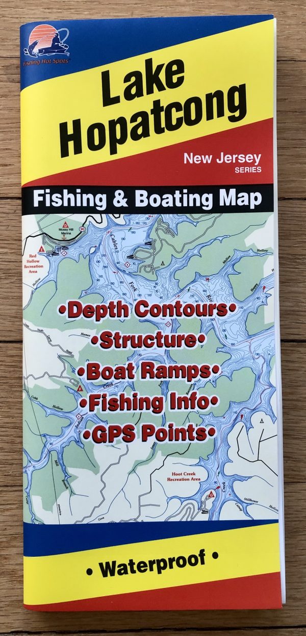 Lake Hopatcong Fishing & Boating Map