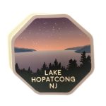 Lake Hopatcong Sticker – #2 Night Lake